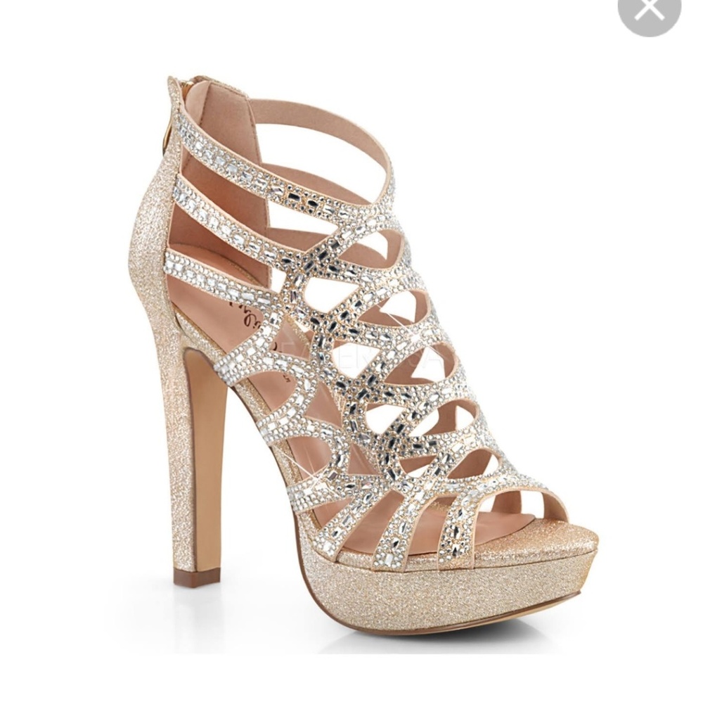 Pleaser Platform Strappy Geels
